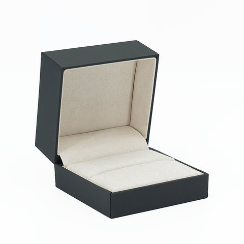 Double Ring Box w/ Rigid Sleeve, Serene Collection - Amber Packaging