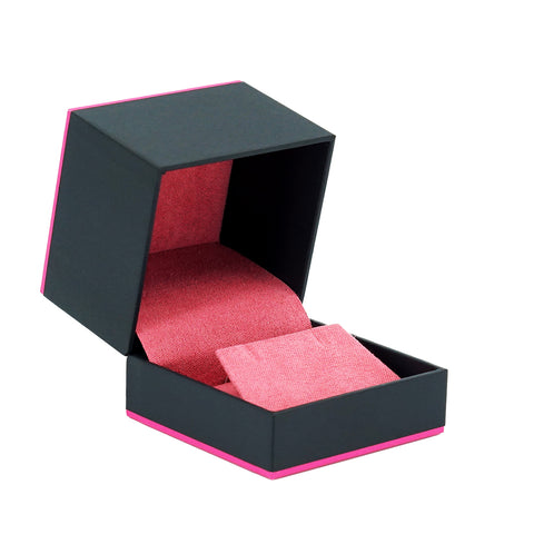 Earring Box w/ Color Trim, Supernova Collection - Amber Packaging