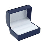 Double Ring Box Domed, Elegant Collection - Amber Packaging