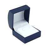 Stud Earring Box Domed, Elegant Collection - Amber Packaging