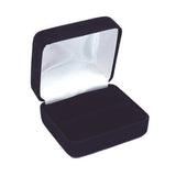 Double Ring Box Velour, Traditional Collection - Amber Packaging
