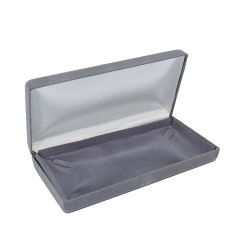 Necklace Box Velour, Traditional Collection - Amber Packaging