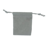 Small Soft Suede Drawstring Pouch - Amber Packaging