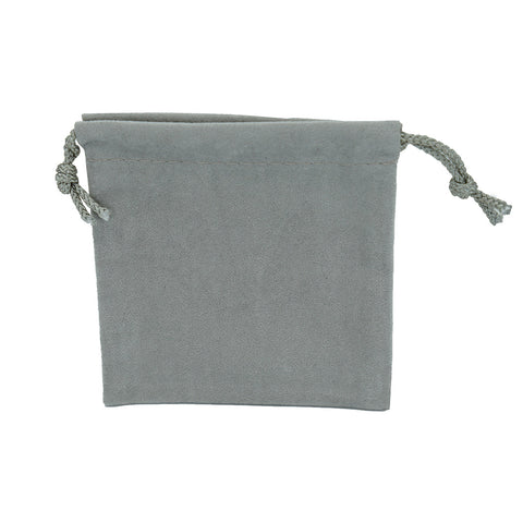 Medium Soft Suede Drawstring Pouch - Amber Packaging