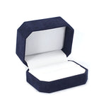 Double Ring Box Octagon, Charisma Collection - Amber Packaging