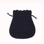 Large Suede Rounded Pouch - Amber Packaging