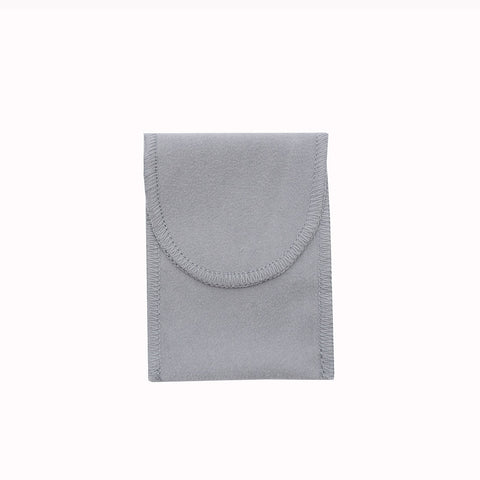 Small Rectangle Suede Pouch - Amber Packaging