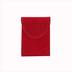 Small Rectangle Suede Pouch - Amber Packaging