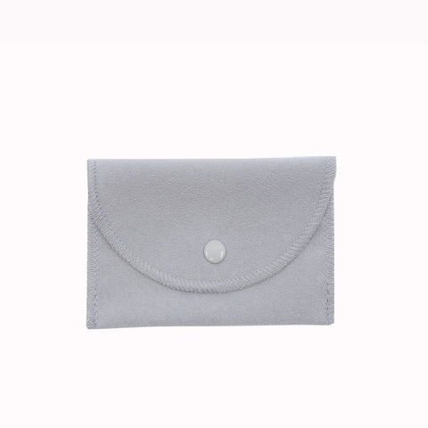 Medium Rectangle Suede Pouch - Amber Packaging