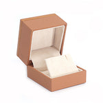 Earring/Pendant Box Wood Framed, Retro Collection - Amber Packaging
