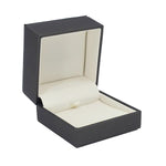 Pendant Box Luxury Leatherette Stitched Frame, Destiny Collection - Amber Packaging
