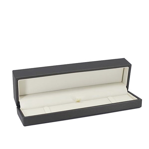 Bracelet Box Luxury Leatherette Stitched Frame, Destiny Collection - Amber Packaging