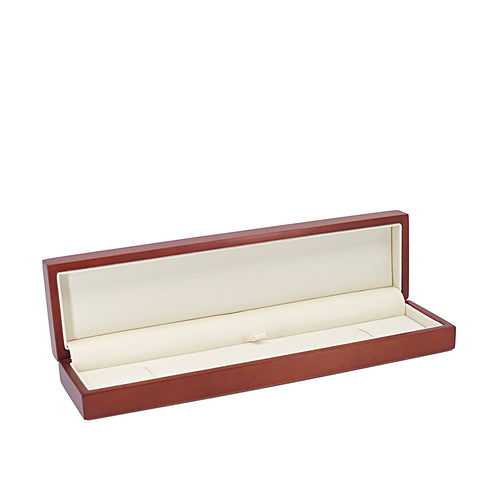 Bracelet Box Domed Wood, Scarlett Collection - Amber Packaging