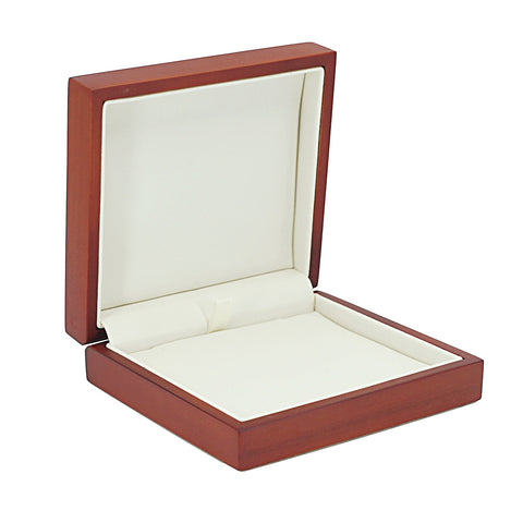 Pendant Box Domed Wood, Large, Scarlett Collection - Amber Packaging
