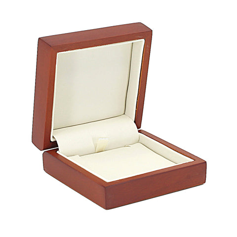 Pendant Box Domed Wood, Small, Scarlett Collection - Amber Packaging
