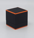 Single Ring Box w/ Color Trim, Supernova Collection - Amber Packaging