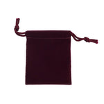 Small Velour Drawstring Pouch - Amber Packaging