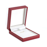 Pendant Box Sharp Corner w/ Gold Trim, Prime Collection - Amber Packaging