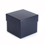 Earring Box Leatherette, Midnight Collection - Amber Packaging