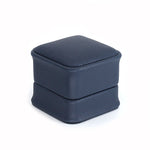 Single Ring Box Leatherette, Midnight Collection - Amber Packaging