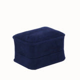 Double Ring Box Velveteen, Plush Collection - Amber Packaging