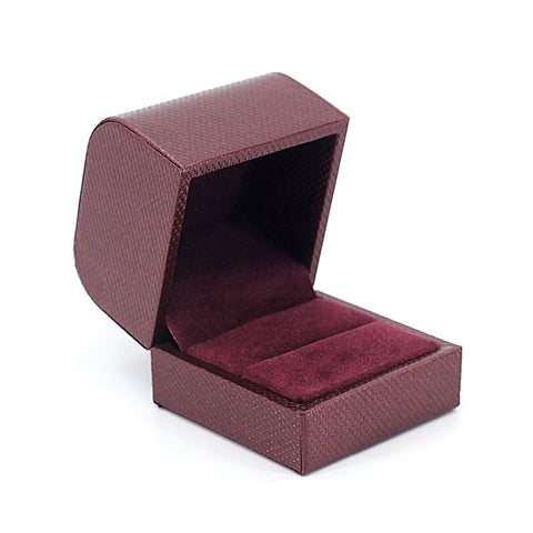 Single Ring Box Metallic Textured, Galaxy Collection - Amber Packaging