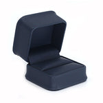Single Ring Box Leatherette, Midnight Collection - Amber Packaging