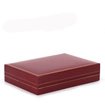 Necklace Box Sharp Corner w/ Gold Trim, Small, Prime Collection - Amber Packaging