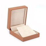 Earring/Pendant Box Wood Framed, Retro Collection - Amber Packaging